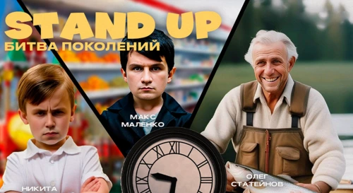 Постер ⏳Stand Up Баттл. Битва Поколений