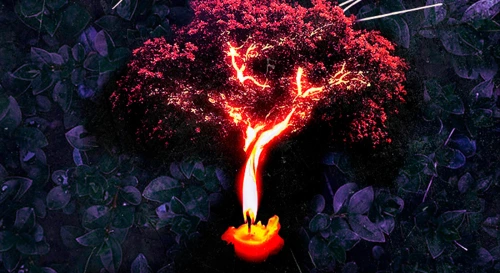 Постер Листья