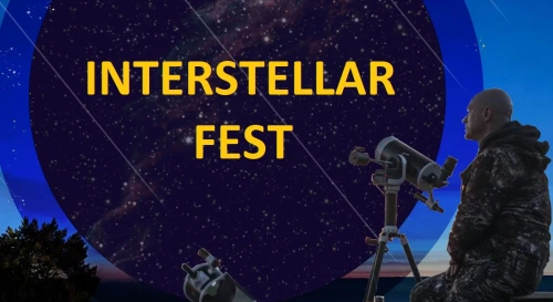 Постер INTERSTELLAR FEST - главный астрономический фестиваль лета с наблюдениями метеоров и телескопами Постер INTERSTELLAR FEST - главный астрономический фестиваль лета с наблюдениями метеоров и телескопами