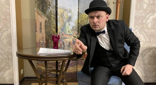 Постер Чешский юмор. Знакомьтесь, Карел Чапек! (моноспектакль) Постер Чешский юмор. Знакомьтесь, Карел Чапек! (моноспектакль)