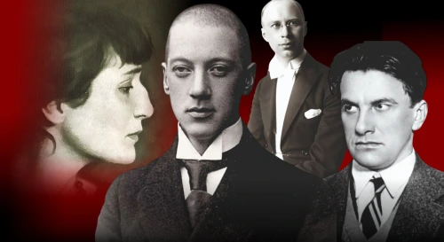 Постер «Бродячая собака» возвращается: Гумилёв, Ахматова, Маяковский, Прокофьев, Вертинский и другие. Концерт, интерактивная постановка с погружением в историю — вечеринка с фуршетом и патефоном в музее на Невском