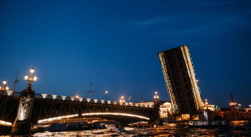 Постер Разводные мосты на катере в мини-группе