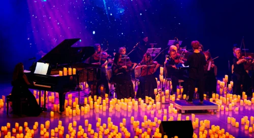 Постер Мировые хиты классики в сиянии тысячи свечей