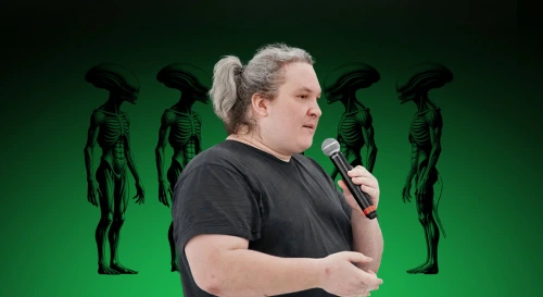 Постер Упоротый Палеонтолог. Эволюция инопланетян.