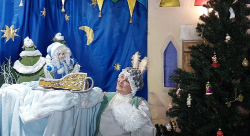 Постер Новый год в сказочном лесу