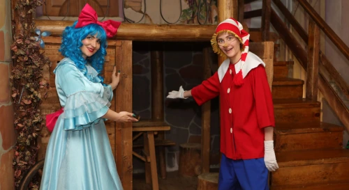 Постер Буратино и Мальвина встречают гостей