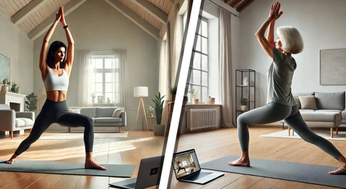 Постер Доступная йога. Подписка Март.