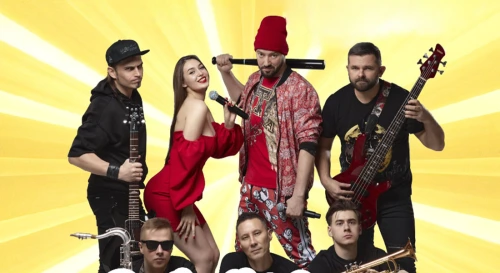 Постер Любимые хиты  90-х 00-х и 10-х в стиле СКА от БАРНИ БАРФЛАЙ