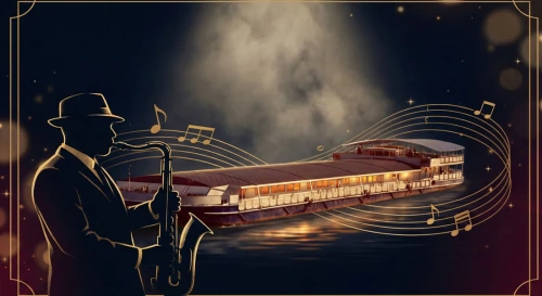 Постер Джаз на теплоходе