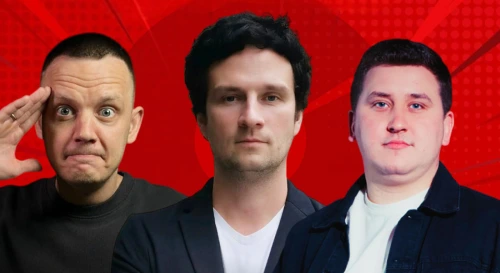 Постер Стендап концерт от медийных комиков из СПб + ведущий Александр Мигаль