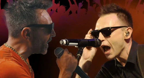 Постер ТРИБЬЮТ-БАТЛ "ЛЕНИНГРАД vs РУКИ ВВЕРХ" от БАРНИ БАРФЛАЙ