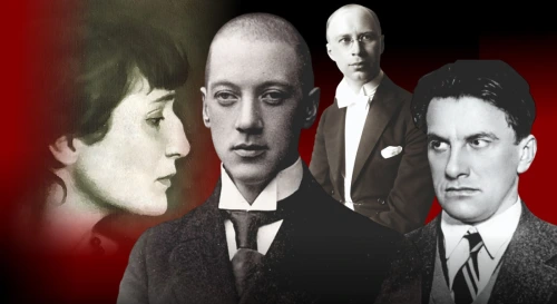 Постер «Бродячая собака» возвращается: Гумилёв, Ахматова, Маяковский, Прокофьев, Вертинский. Концерт, историческая интерактивная постановка — вечеринка с фуршетом и патефоном в музее