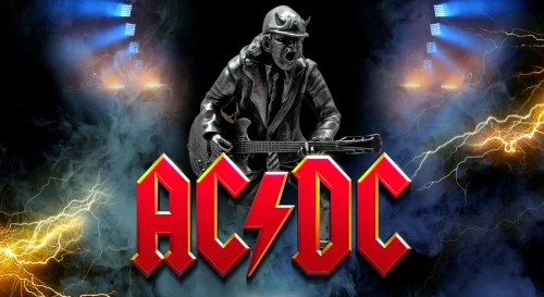 Постер Проект «Высокое напряжение», посвященный AC/DC.