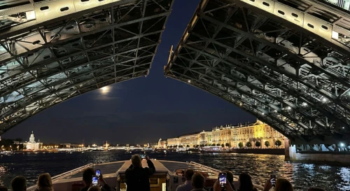 Постер Развод мостов. Ночная прогулка по Неве