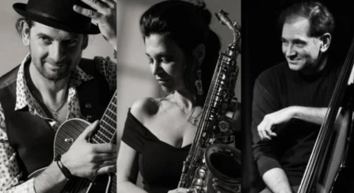 Постер Фаберже Джаз Трио. Faberge Jazz