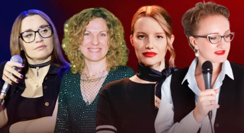 Постер ЖЕНСКИЙ STAND UP