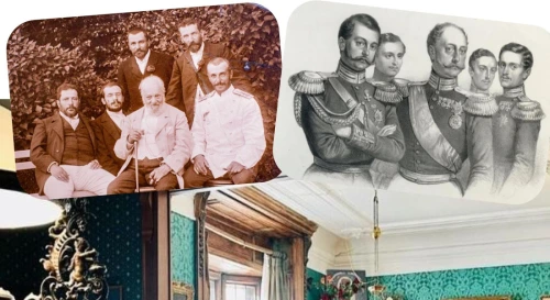 Постер «Императорская семья и семья Бенуа». Музыкально-интеллектуальные салоны семьи Бенуа. Приглашённый лектор Сергей Сурин